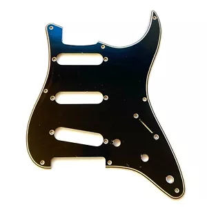 5 Ply Black/Cream Wide Bevel 8 Hole Pickguard For '57 Reissue Stratocaster USA - Picture 1 of 9