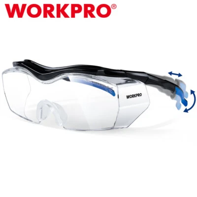 WORKPRO Anti Fog Safety Goggles Clear Safety Glasses Z87.1 Protective Eyewear US - Image 1 of 4