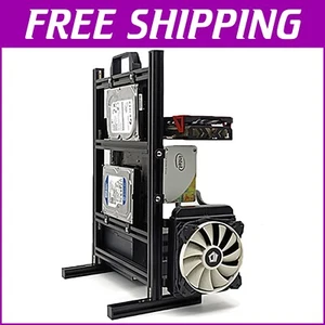 Versatile Mini ITX Vertical Case for Water Cooling & Airflow Optimization - Picture 1 of 9