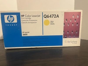 Genuine HP 6472A Yellow Color LaserJet Print Cartridge. Sealed. Never Opened - Picture 1 of 5