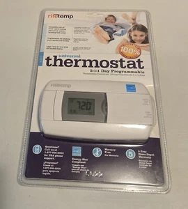 New Rite Temp 6022 5-1-1 Universal Programmable Thermostat White 917-609 - Picture 1 of 2