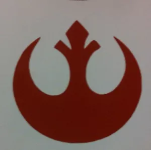 REBEL Alliance Vinyl Decal Sticker Star Wars RED 4" - Picture 1 of 1