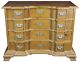 Chippendale Pine Goddard Block Front Bachelors Chest of Drawer Dresser Colonial