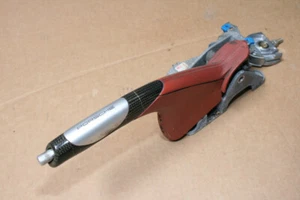 Porsche 996 986 Boxster Parking Emergency Brake 97-05 Red Leather / Carbon - Foto 1 di 7