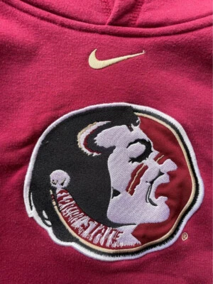Youth XL(20) Nike Center Check Embroidered FSU Seminoles Hoodie - Image 1 of 4