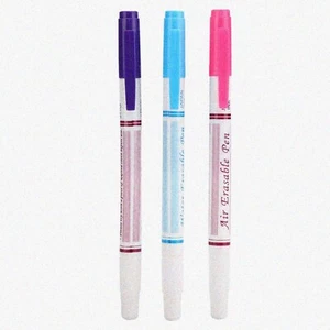 StitchEase Trio: Water & Heat Erasable Fabric Marking Pens for DIY Sewing - Red, - Picture 1 of 7