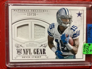 DEVIN STREET 2014 Panini National Treasures Triple Prime /20 !! #RGD-BC Rookie - Picture 1 of 2
