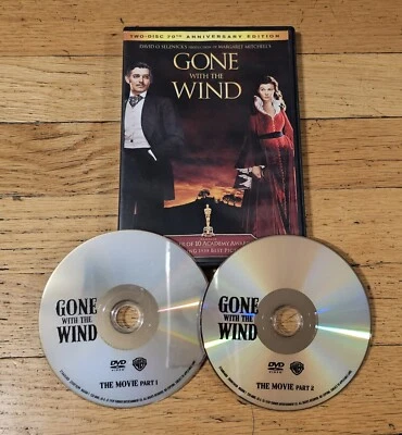 Gone With The Wind DVD 70th Anniversary Edition 2 Disc Set 1939 - Image 1 of 4