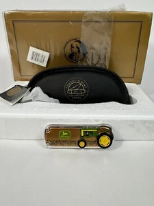 Franklin Mint John Deere Pocket Knife 1957 Model 420 HC Collection w/ Pouch Box - Picture 1 of 8