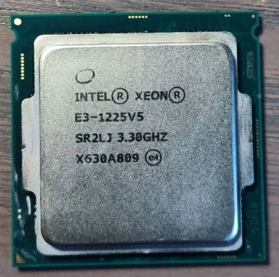 Intel Xeon E3-1225 V5 LGA-1151 CPU Processor 3.00 GHz 4-Core 8MB 80W GPU P530 - Image 1 of 2