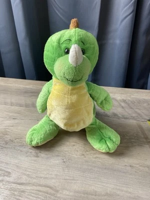 Ganz Plush Key Lime Dino Stuffed Animal HM185 No Code 9" Webkinz Dinosaur Green - Image 1 of 4