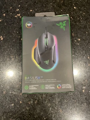 Razer Basilisk V3 Wired Optical Gaming Mouse with Chroma RBG Lighting - Black - Image 1 of 4