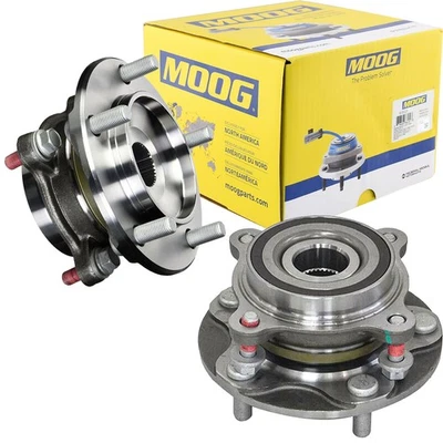 MOOG 4WD Front Wheel Hub Bearings Pair For Toyota Sequoia 2008-2022 Tundra 5Lugs - Image 1 of 4