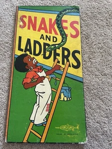 Early 1900 - Snakes and Ladders Board - Glevum Games - Picture 1 of 14