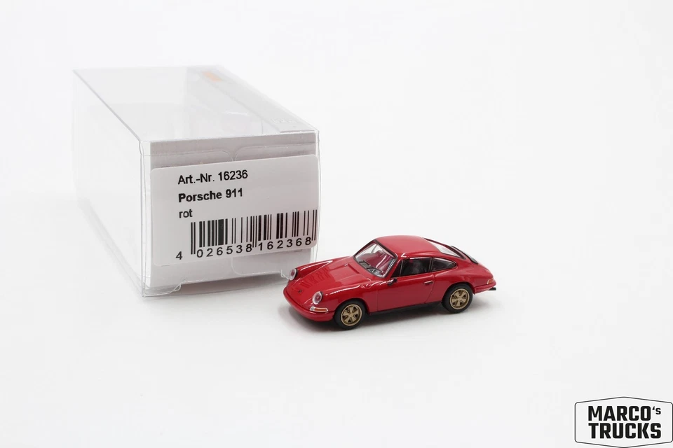 Brekina Porsche 911 Rojo "Restomod" Nº 16236 1/87/BRN2252 Foto 1 de 1