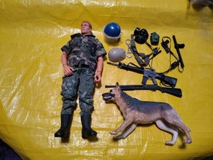 Gi Joe 12in National Guard Figures W/ K-9 Unit - Picture 1 of 3