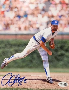 RICK SUTCLIFFE Signed 8x10 Chicago Cubs Autographed Photo Jersey JSA Pinstripe 2 - Picture 1 of 1