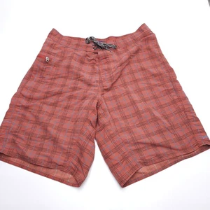 Patagonia Board Shorts Mens 34 Red Wavefarer Quick Dry Drawstring  - Picture 1 of 10