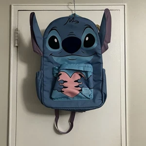 NEW LOUNGEFLY Disney STITCH Backpack - Large - HTF RARE - NWT - Picture 1 of 10
