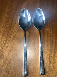 WMF Cromargan NORTICA 2 Teaspoons 6.5”Japan Stainless Flatware Replacements - Imagen 1 de 3
