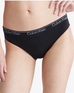 Calvin Klein Women's Modern Cotton Naturals Seamless Bikini, Black, Large - Bild 1 von 3