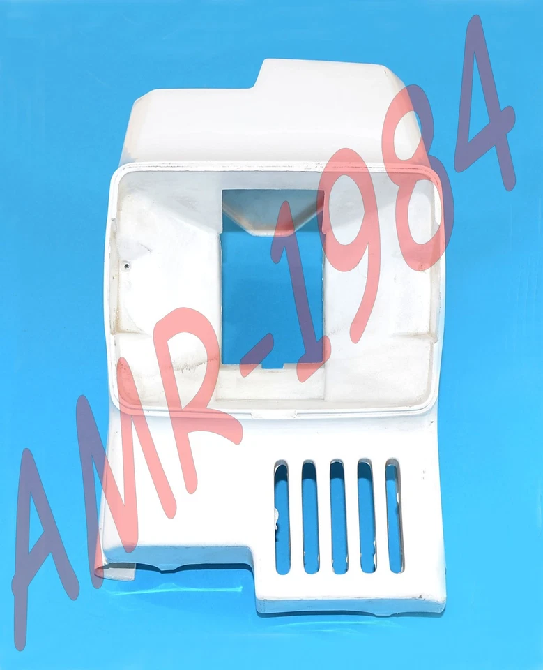 Masque Port Feux Original MALAGUTI Peint Verni Blanc Fifty Rv 1988 ->1993 - Photo 1/1