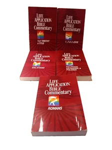 Life Application Bible Commentary Bundle #2 (Paperback) 5 Different Books, insid - Imagen 1 de 1