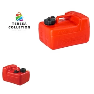 3.2 Gallon Portable Marine Gas Can, Boat Fuel Tank with 2-Way Vented Cap, Bui... - Foto 1 di 3