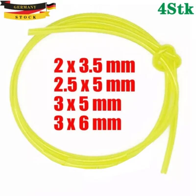 4 Rolle Kraftstoff Benzinschlauch Öl Leitung Motorsäge Rasentrimmer Gartengeräte - Bild 1 von 4