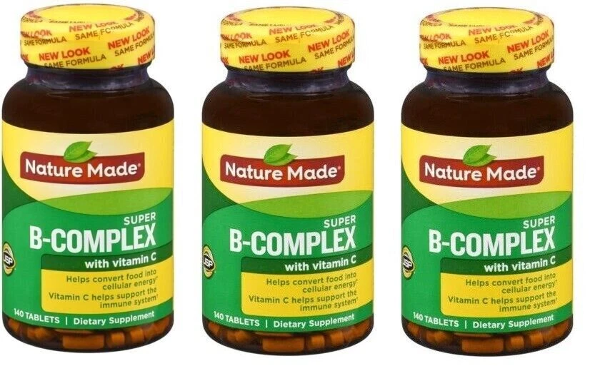 Nature Made Super B-complex 140 Tablets Exp Oct 2020