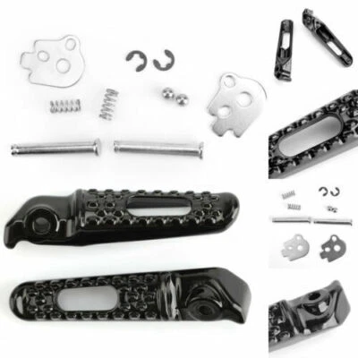 Rear Foot Peg Footrest Fit Honda CB1000R CBR 600 1000 RR VTR1000 VTR1000S Blk Foto 1 de 4