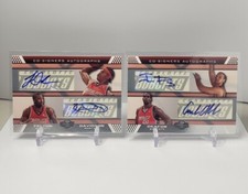 2007-08 Topps Co-Signers Charlotte Bobcats Dual Auto Bunch of 2 - Felton Okafor 