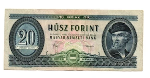 20 FORINT VERY FINE- BANKNOTE FROM HUNGARY 1980 PICK-169 - Picture 1 of 2