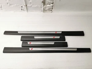 Audi A6 4F C6 Einstiegleisten Leisten Abdeckung Blende Zierleisten S-Line - Picture 1 of 17