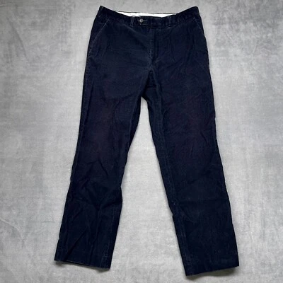 Lauren Ralph Lauren Corduroy Pants Men's 33 X 30 Navy Blue 100% Cotton Pockets - Image 1 of 4