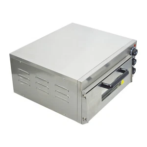 Single-Deck Commercial Pzza Maker Oven Bread Making Machines 110v 2kW - Picture 1 of 12