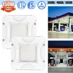 2 Pack 150W LED Canopy Light Commercial for Gas Station, Carport Lighting 5000K - Picture 1 of 12