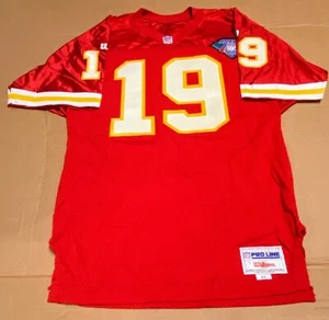 Authentic K.C. Chiefs Wilson #19 Jersey 48 sewn NFL 75 Year Patch and number - Picture 1 of 12