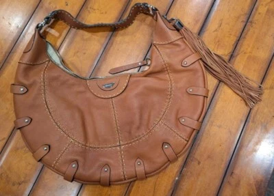 Karen Millen Women's Handbag Brown 100% Leather - Image 1 of 4