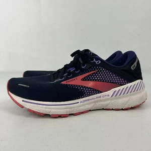 Brooks Womens Adrenaline GTS 22 1203531B080 Black Running Shoes Sneakers 10.5 B - Picture 1 of 7
