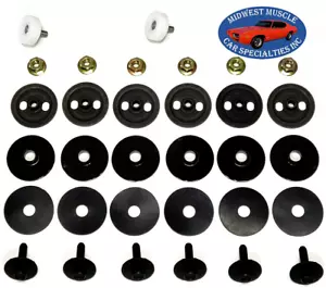 70-72 GM Door Glass Window Crank Glass Regulator Guide Roller W/ Steel Nuts DDA - Picture 1 of 10