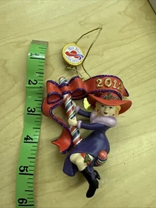 Red Hat Society Ornament 2012 New/Preowned Swinging Christmas With Ruby Danbury - Picture 1 of 9