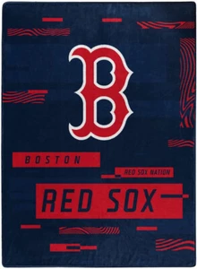 Boston Red Sox MLB 60" x 80" Plush Throw Blanket, Soft & Warm - Picture 1 of 3