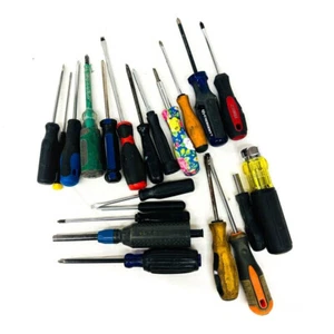 21 Pcs Crescent  and Assorted Phillips and Slotted Drive Screwdrivers & Nutdrive - Picture 1 of 8