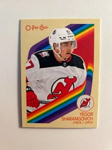 Yegor Sharangovich, Retro-Variation Rainbow #120 - 2023-24 O-Pee-Chee - Picture 1 of 1