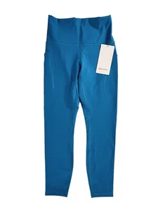 lululemon Wunder Train HR Tight with Pockets 25" Hawaiian Blue SIZE 4 LW5EYKS - Picture 1 of 12