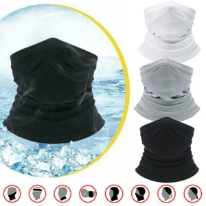 Summer Cycling Half Face Mask Anti-UV Neck Gaiter Outdoor Sport Balaclava Turban - Picture 1 of 26