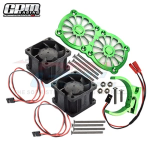 GPM 7075-T6 Double High Speed Fan Bracket for 1/5 Traxxas X-Maxx 6S/8S RC - Picture 1 of 14