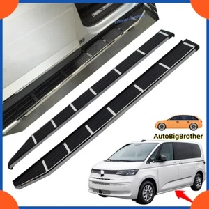 Running Boards Side Steps Pedals Nerf Bars Fits for Volkswagen Multivan T7 2022+ - Picture 1 of 5