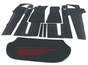 Loop carpet set kit Opel GT  1968-1973 Carpet Kit - Different colors available - Picture 1 of 14